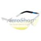 3M BX Protective Eyewear. 11524-00000-20 Light Amber Anti-Fog Lens, Ocean Blue Frame
