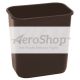TRASHCAN: BRN,13-5/8QT, RECTANGLE,DESKSIDE