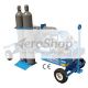 CART: NITROGEN,TILTABLE,CE, 4 BOTTLE,W/BOOSTER