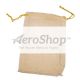 Cotton Drawstring Inspection Bags with Mailing Label, Off-White, 3