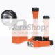 FLASHLIGHT: 2 D CELL,ORG, 2-WAY SWITCH,W/O BATTERIES