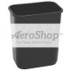 TRASHCAN: BLK,28-1/8QT, RECTANGLE,DESKSIDE