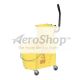 BUCKET: MOP,W/RINGER,35QT, COMBO,SIDE-PRESS WRINGER
