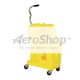 BUCKET: MOP,W/WRINGER,35QT, UNIBODY,SIDE-PRESS WRINGER