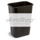 TRASHCAN: BLK,41.25QT, RECTANGLE,DESKSIDE