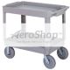 CART: UTILITY,GRY, OPEN BASE,PNEUMATIC