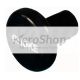 KNOB: CHOKE,RND,BLK