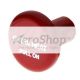 KNOB: CABIN HEAT,RND,RED