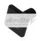 KNOB: CARB HEAT,SQUARE,BLK