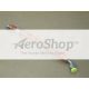 HOSE: PTFE,#10,45DEG-90DEG, 16.5IN LONG