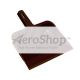 DUST PAN: LOBBY,PL,BLK, W/32IN HANDLE
