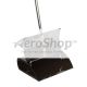 DUSTPAN: LOBBY,METAL,BLK, W/31IN HANDLE