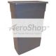 TRASHCAN: GRY,23GL, WALL HUGGER