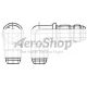 ELBOW: 90DEG,FLARED,AL, BULKHEAD & UNIV