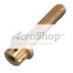 BOLT: DBL HEX HD,ST, DRILLED
