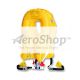 LIFE VEST: TWIN-CELL,YEL, KSD-35-1,W/WHISTLE,5YR INSPEC