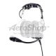 HEADSET: FLEX BOOM,PUSHTOTALK, IPOD,FOAM FIT EARSEALS