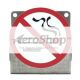 Celeste Deodorant Disc Bracket with Mounting Holes and No Smoking Symbol