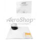 Celeste Counter Mount Soap Base Assembly Threaded Bottom Black, 12 degree