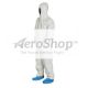 COVERALL: PROTECTIVE,WHI,MED, TYVEK,25CS,W/HOOD & BOOT